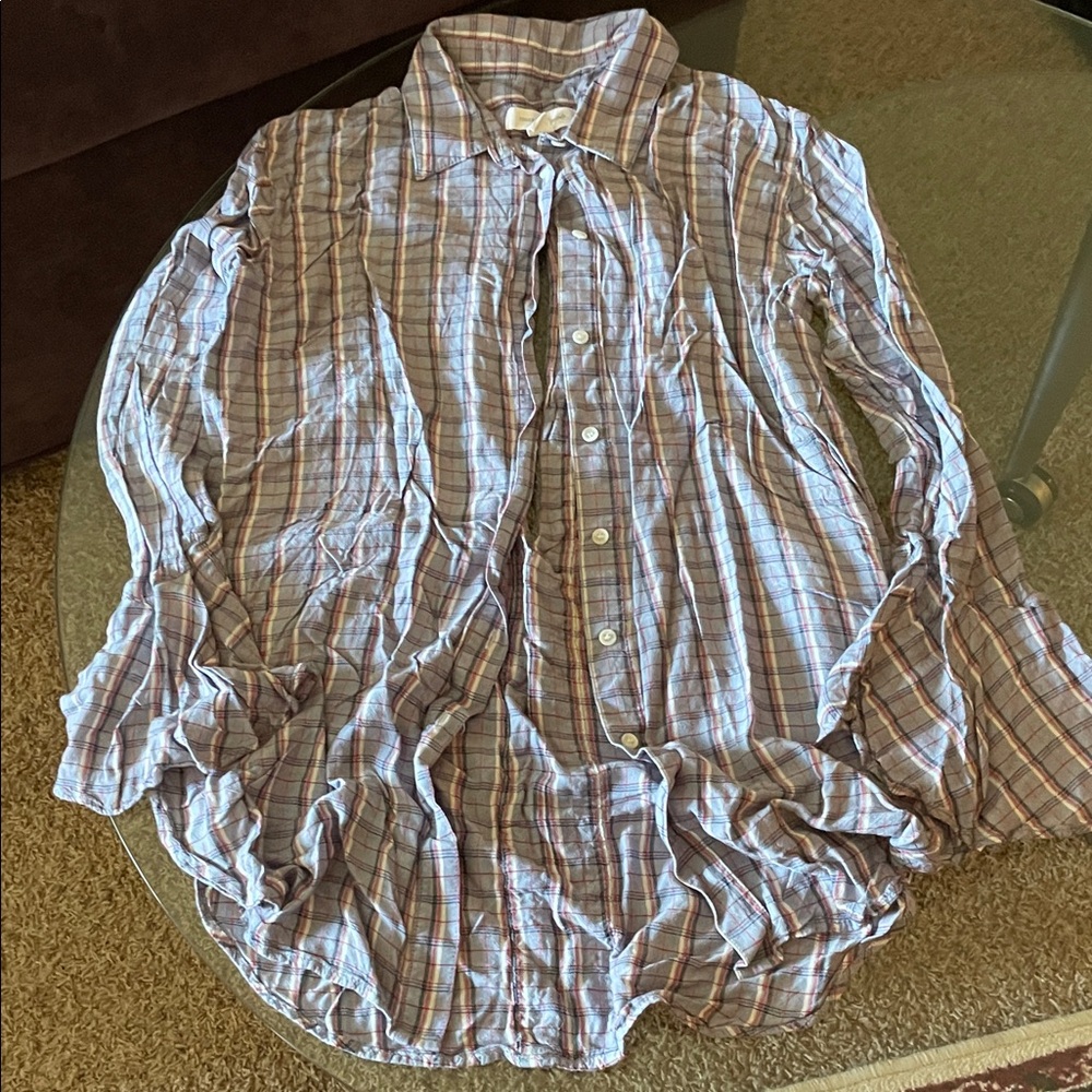 3 Treasure & Bond, Multicolor Button Down Shirts, lots of detailing, READ - Picture 12 of 15